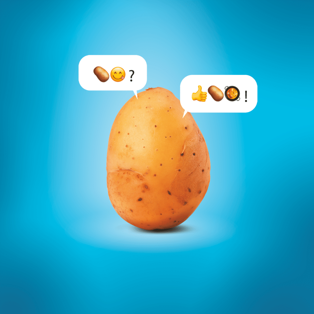 Emoji, dites le avec des pommes de terre !